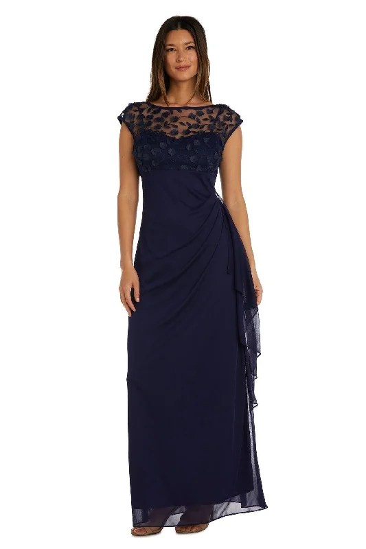 Lavish Evening Gown R&M Richards 2741 Long Mother Of The Bride Dress