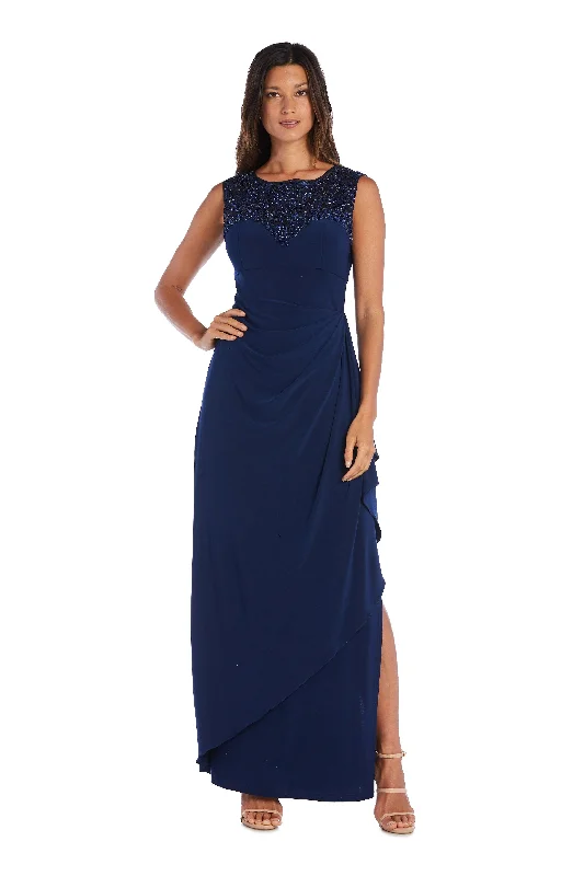 Brocade Formal Dress R&M Richards 5939 Long Mother Of The Bride Dress
