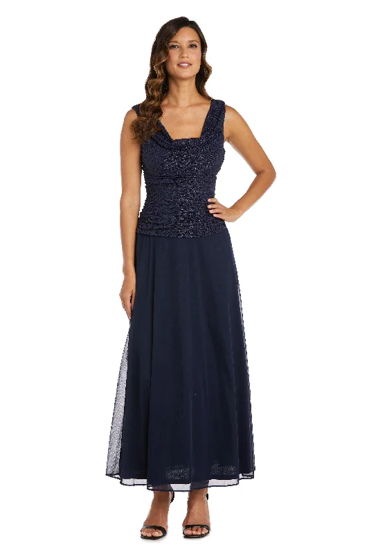 Applique Gown R&M Richards 9657 Long Mother Of The Bride Dress