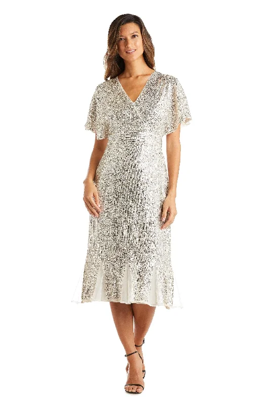 Modest Gown R&M Richards 5922 Mother Of The Bride Sequin Dress