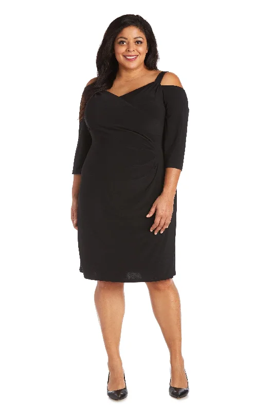 A-Line Gown R&M Richards 7757W Mother Of The Bride Short Dress Sale