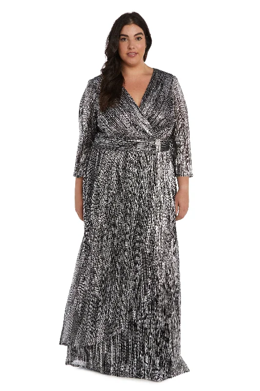 Cocktail Dress R&M Richards 2761W Plus Size Long Formal Dress