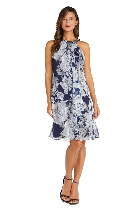 Bodycon Gown R&M Richards 9359 Short Cocktail Chiffon Dress Sale