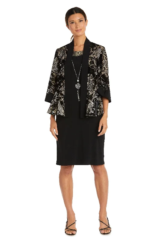 Perfect Fit Dress R&M Richards 7688 Short Two Piece Jacket Dress