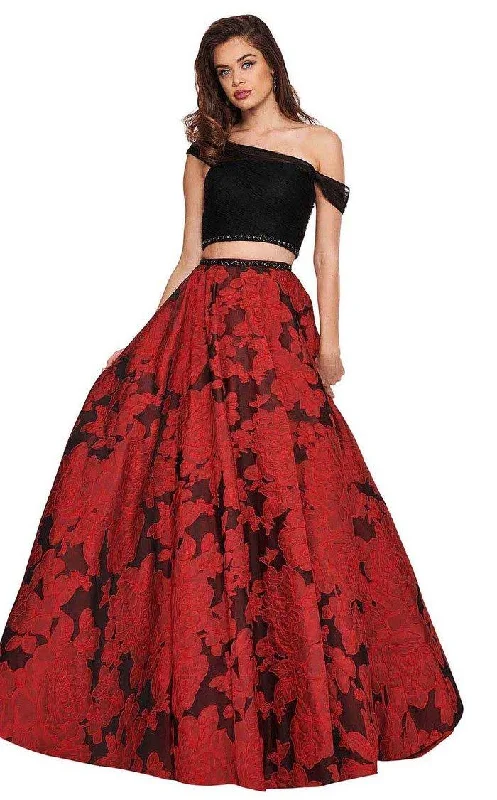 Trendy Evening Gown Rachel Allan Long One Shoulder Prom Ball Gown 6473