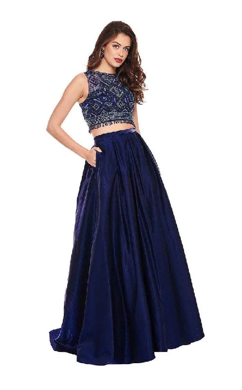 Side Slit Gown Rachel Allan Prom Two Piece Long Ball Gown 6632
