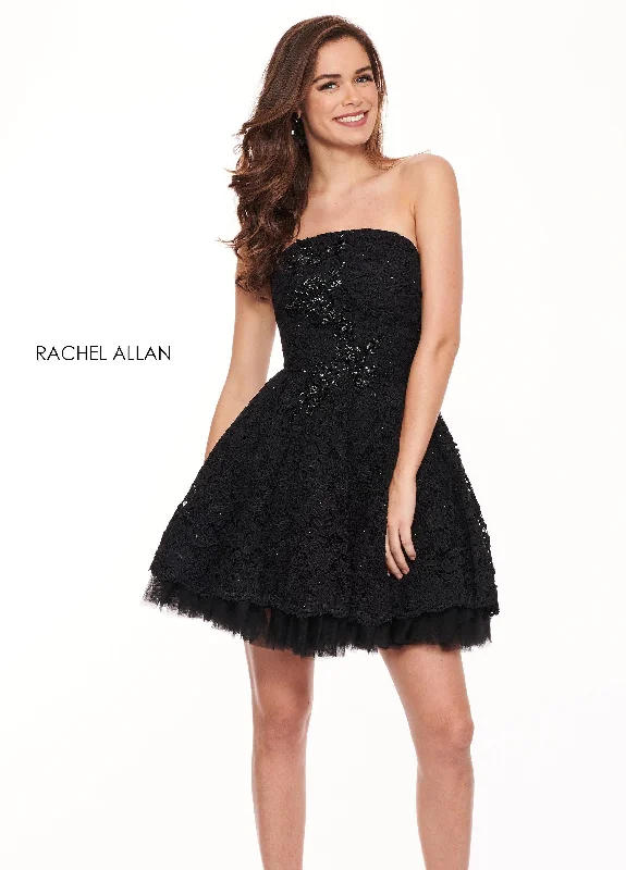 Sweetheart Neckline Dress Rachel Allan Short Strapless Cocktail Dress
