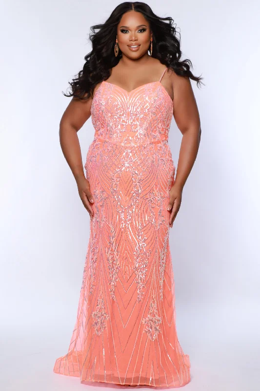 Sequin Gown Sugar Crush Trumpet Gown