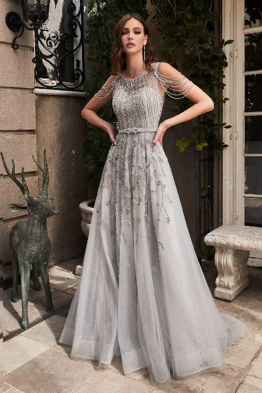 Party Ready Dress Cinderella Divine B710 A-Line Long Prom Dress