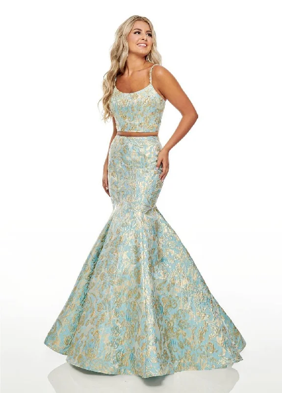 Halter Gown Rachel Allan Sexy Formal Two Piece Prom Dress