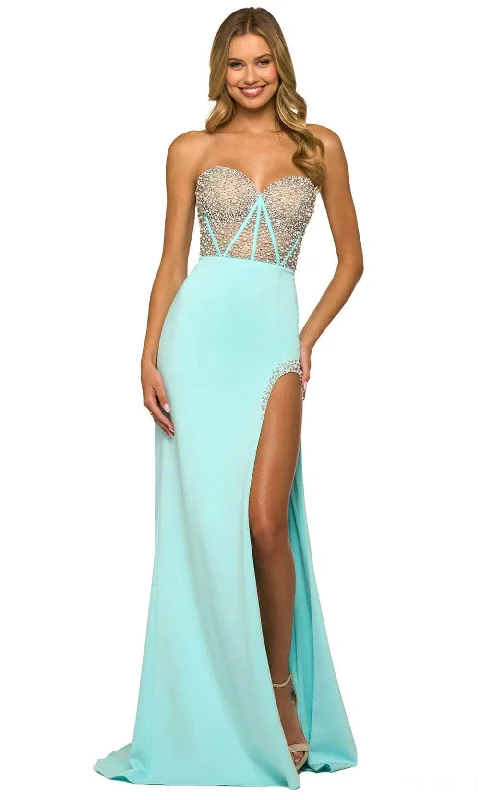 Sparkly Mermaid Dress Sherri Hill 55320 - Pearl Corset Prom Dress