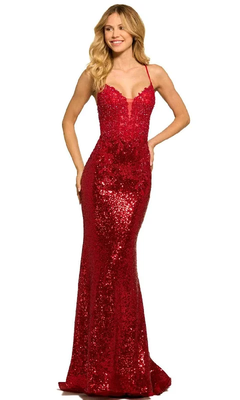 Fashionable Formal Dress Sherri Hill 55524 - Lace Bod Sequined Trumpet Evening Dress Fashionable Formal Dress Sherri Hill 55524 - Lace Bod Sequined Trumpet Evening Dress