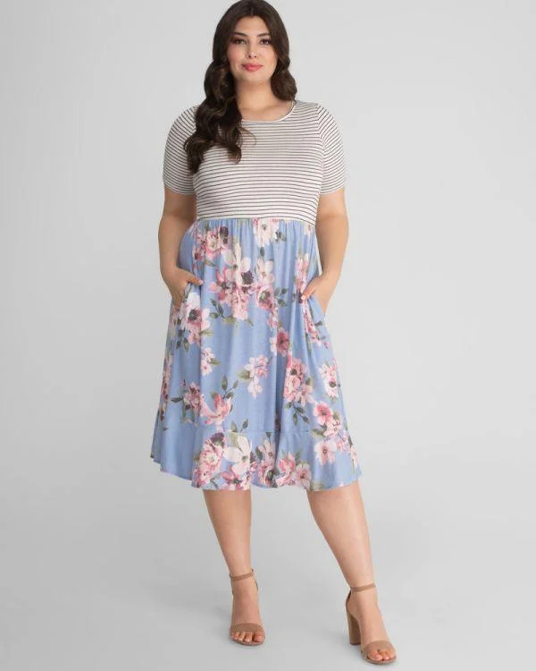 Glam Ball Gown Kiyonna Short Formal Plus Size Dress