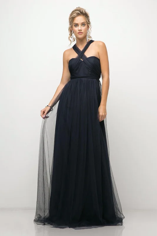 Halter Gown Cinderella Divine ET322 Sleeveless Long Formal Dress