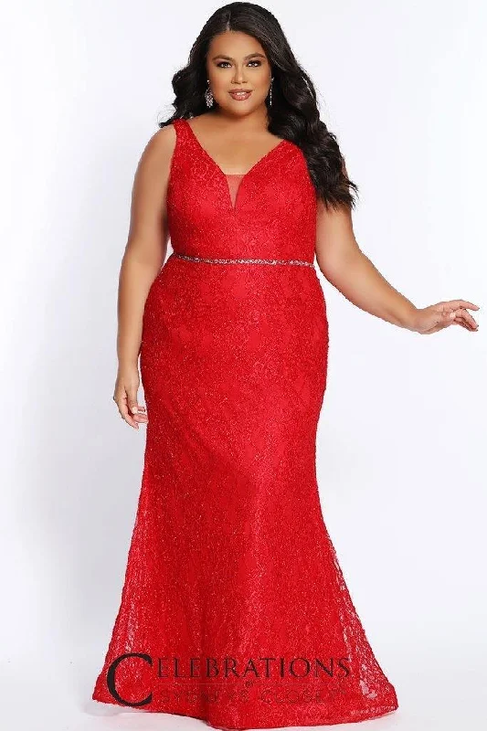 Ball Gown Sydneys Closet Long Plus Size Prom Dress Sale