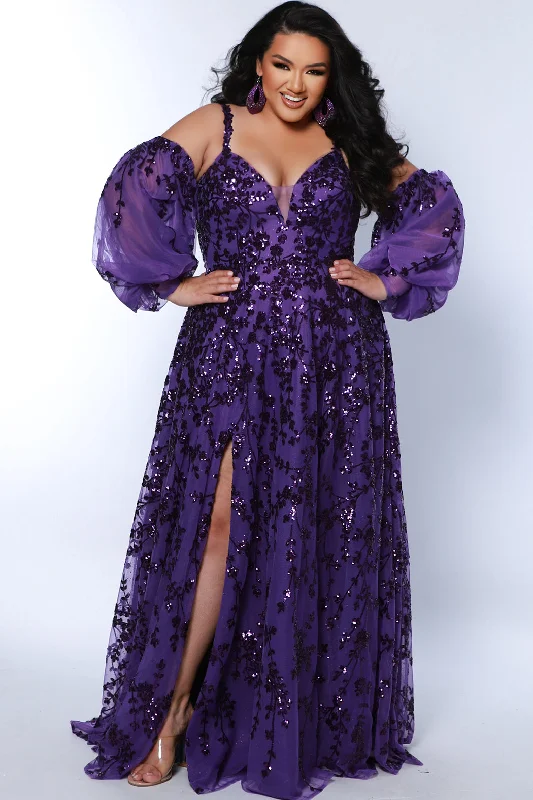Luxe Embroidered Gown TE2433