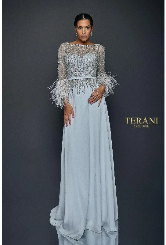Fitted Formal Dress Terani Couture 1921M0473 Long Formal Dress