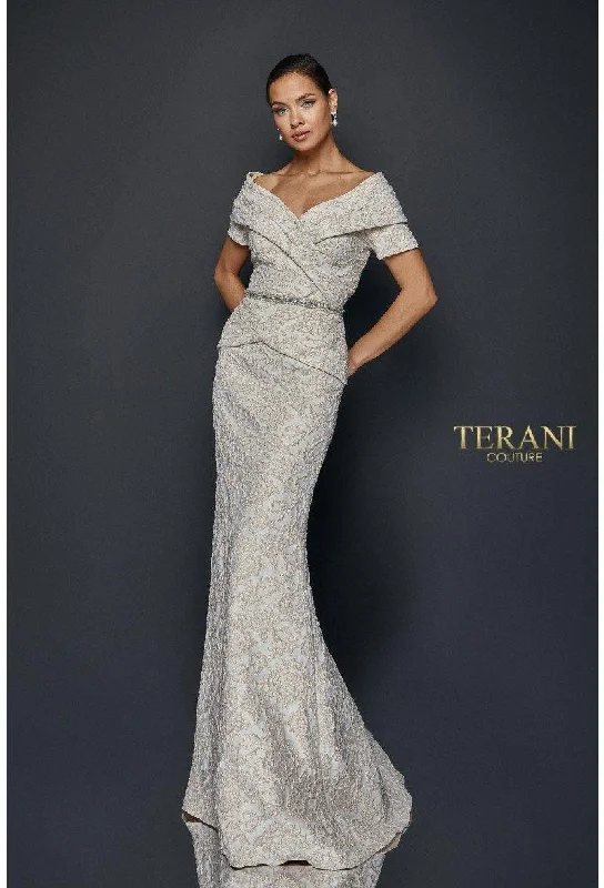 Ruched Gown Terani Couture 1921M0727 Formal Long Dress Sale