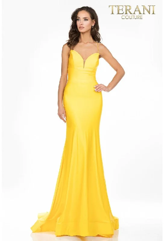 One-Shoulder Gown Terani Couture 2011P1234 Formal Long Prom Gown