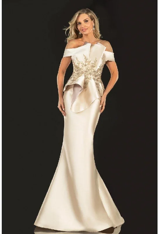 Beaded Dress Terani Couture 2021E2835 Off Shoulder Long Prom Dress Sale