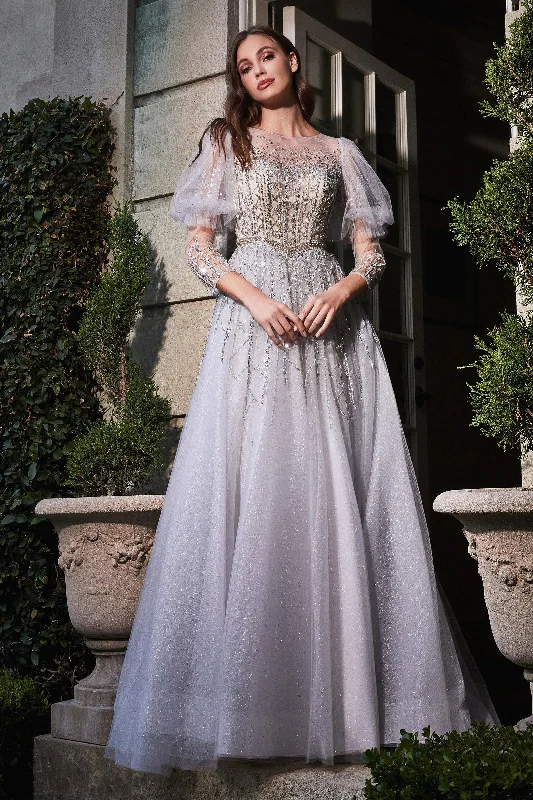 Vintage Gown Cinderella Divine B707 Long A Line Formal Dress