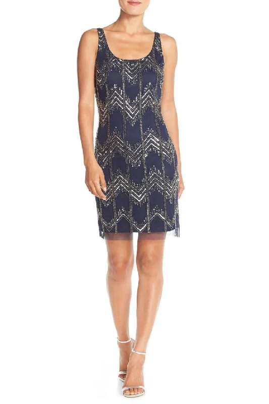 Floor-Sweeping Gown Adrianna Papell - Square Cocktail Dress 41925240