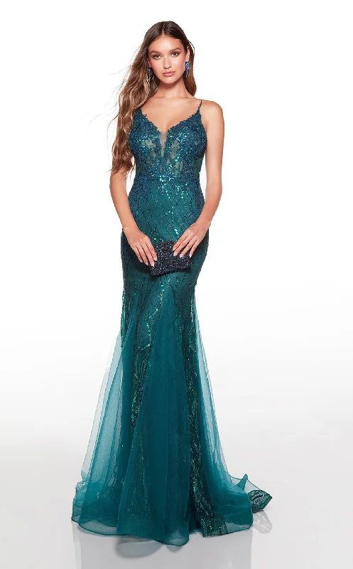 Glam Ball Gown Alyce 61419 Dress