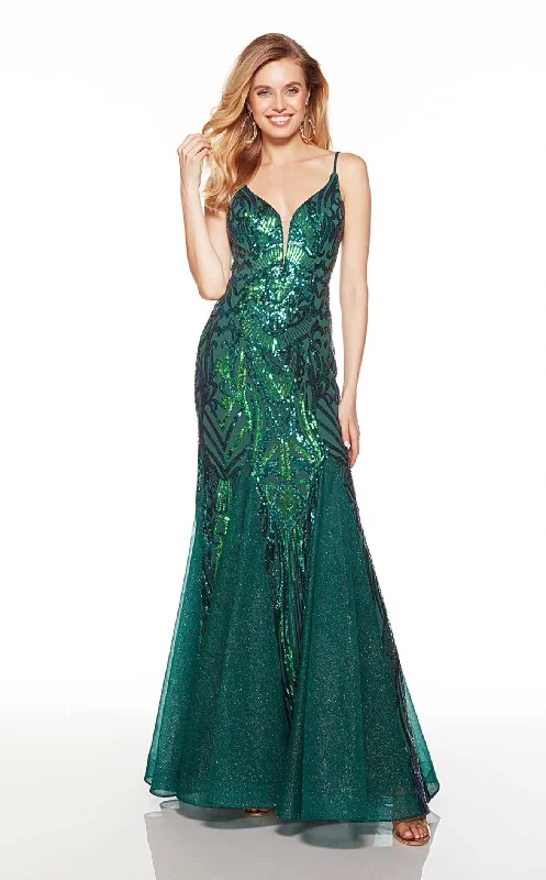 Luxe Embroidered Gown Alyce 61420 Dress