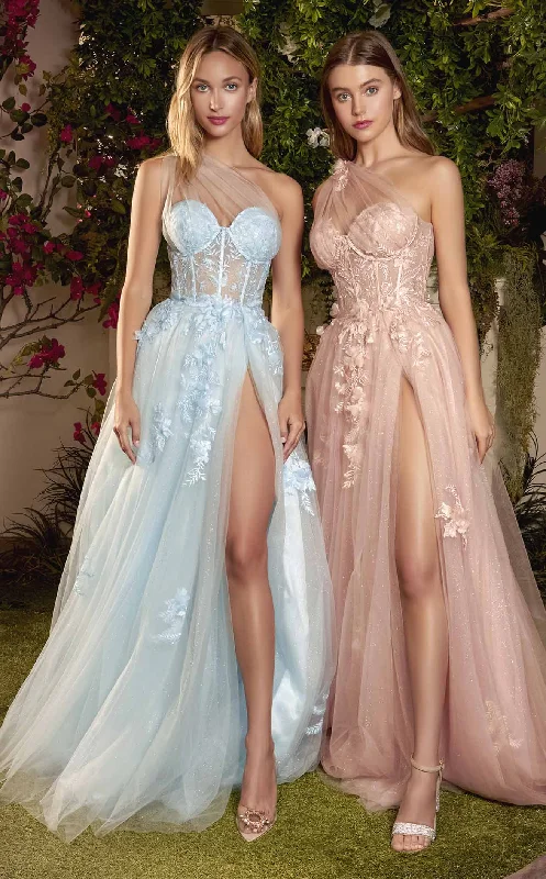 Draped Formal Dress Andrea and Leo A1053 Dress