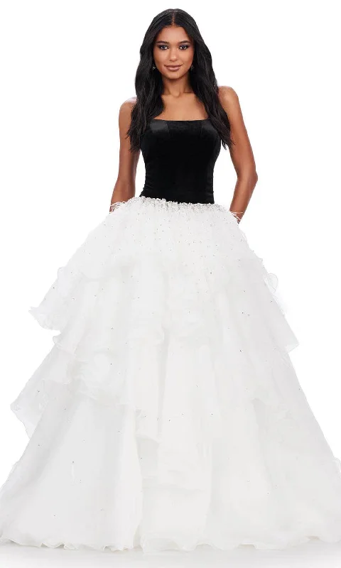 Timeless Gown Ashley Lauren 11564 - Sleeveless Beaded Waistline Ballgown