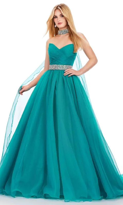 Fancy Evening Dress Ashley Lauren 11565 - Sweetheart Beaded Choker Ballgown