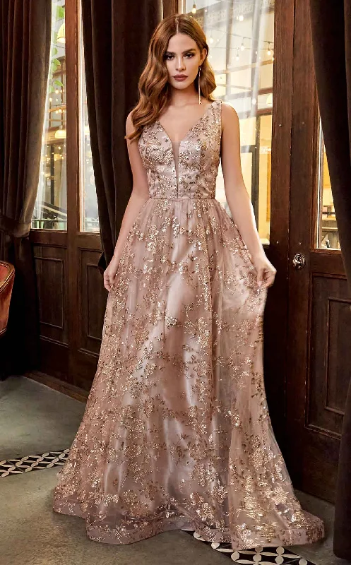 Pleated Gown Cinderella Divine CB068 Dress
