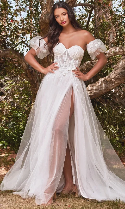 Elegant Wedding Gown Cinderella Divine CB080W