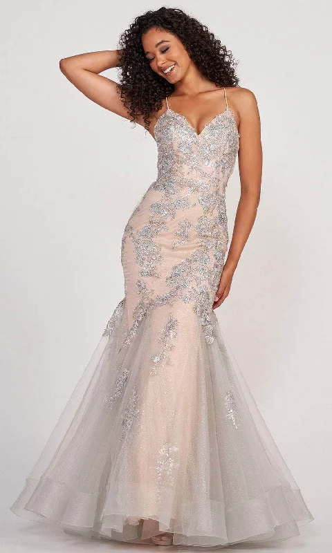 Structured Evening Gown Colette for Mon Cheri CL2004 - Beaded Lace Mermaid Dress
