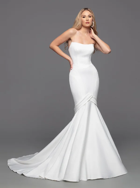 A-Line Gown Davinci Bridal Gown 50816 size 12 Ivory Long Fitted Mermaid Wedding Dress Pointed strapless A-Line Gown Davinci Bridal Gown 50816 size 12 Ivory Long Fitted Mermaid Wedding Dress Pointed strapless