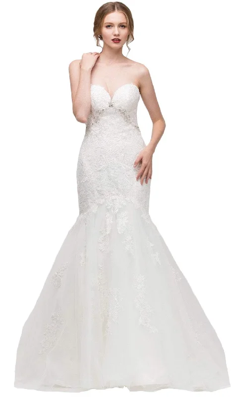 Sparkly Mermaid Dress Eureka Fashion Bridal - Sweetheart Jeweled Lace Trumpet Wedding Dress