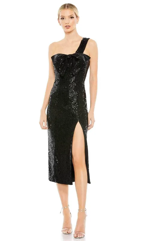 Embellished Maxi Dress Ieena Duggal 11286 - Tea Length Sequin Cocktail Dress