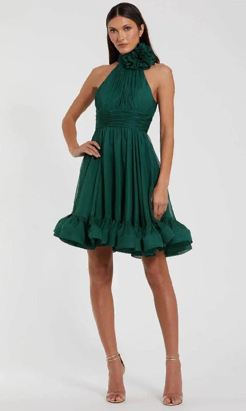 Sparkly Mermaid Dress Ieena Duggal 56080 - High Neck Sleeveless Cocktail Dress