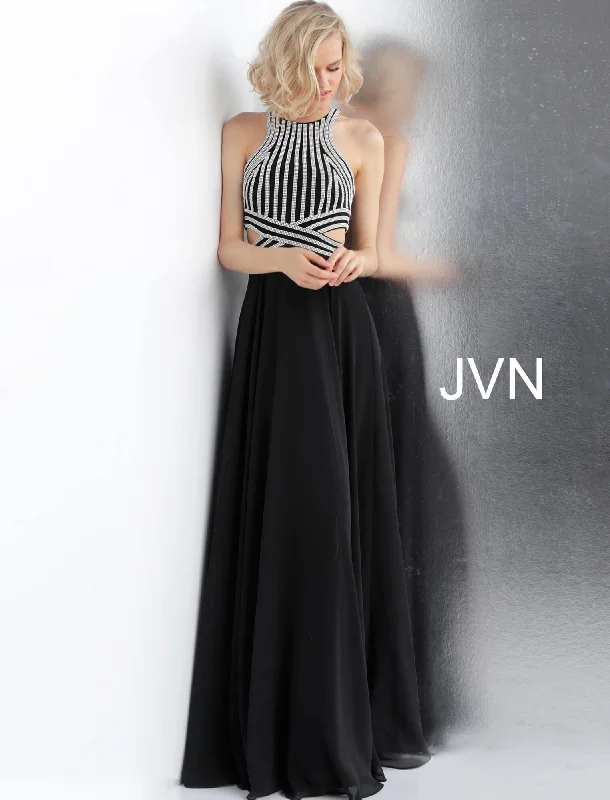 Pearl Embellished Gown Jovani 62472 Long Prom Dress