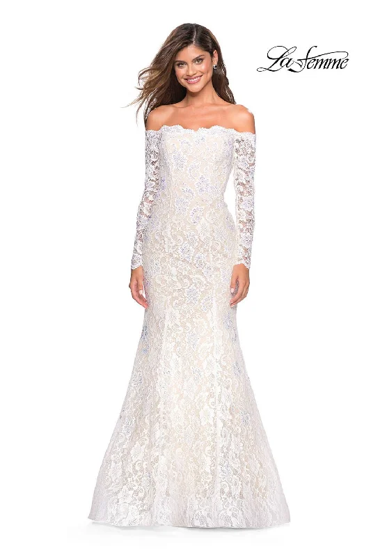 Floor-Sweeping Gown La Femme 26393 Dress