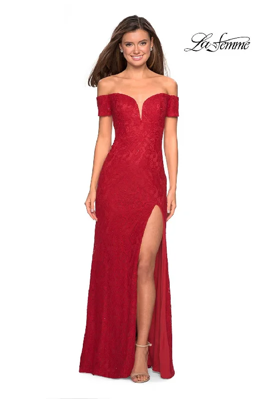 Long Sleeve Dress La Femme 26998 Dress