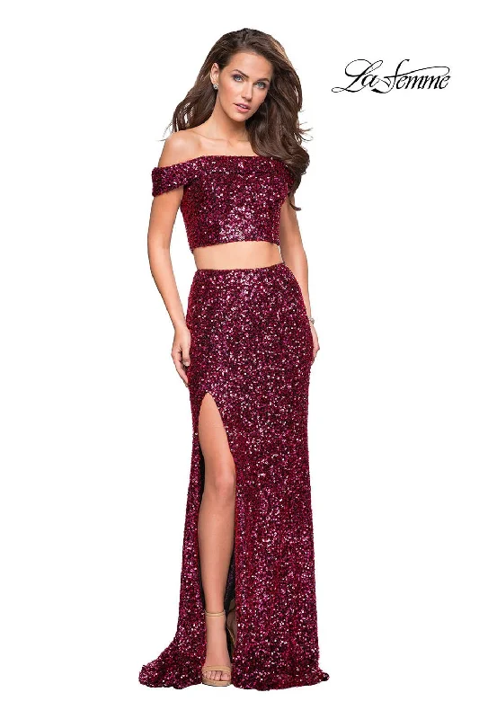 Beaded Dress La Femme 27020 Dress