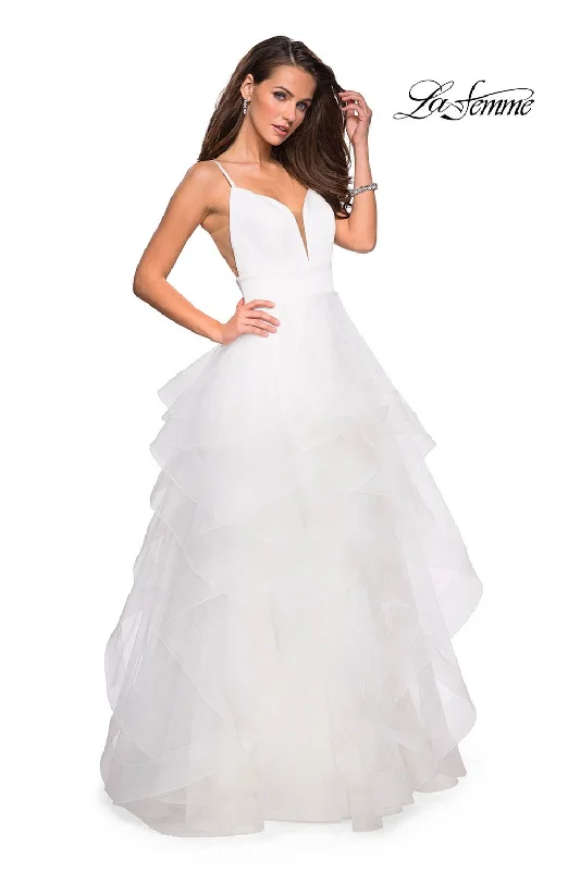 Velvet Dress La Femme 27024 Dress
