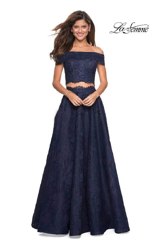 Sequin Gown La Femme 27028 Dress