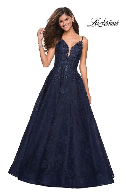 Chiffon Dress La Femme 27030 Dress