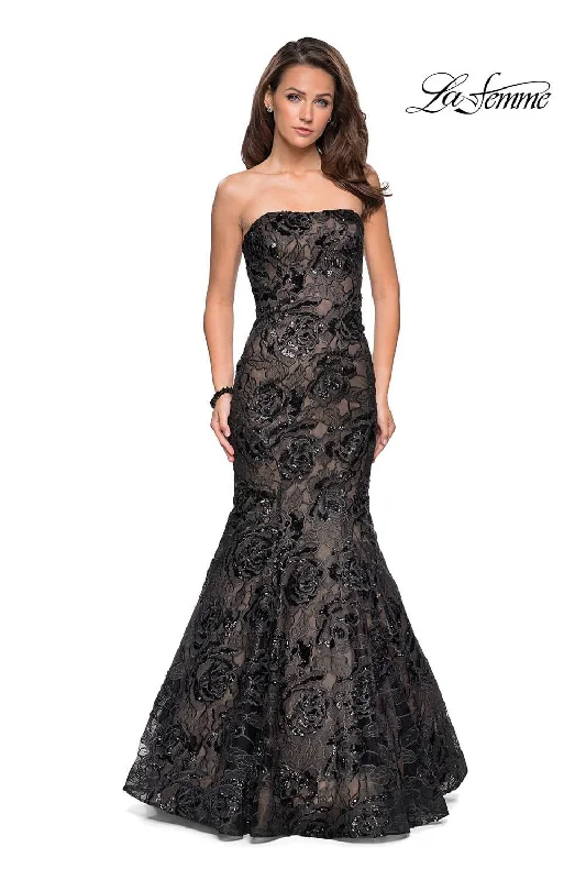 Bold Print Formal Dress La Femme 27178 Dress