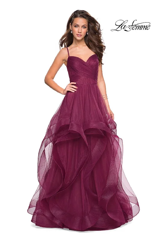 Bold Red Dress La Femme 27223 Dress