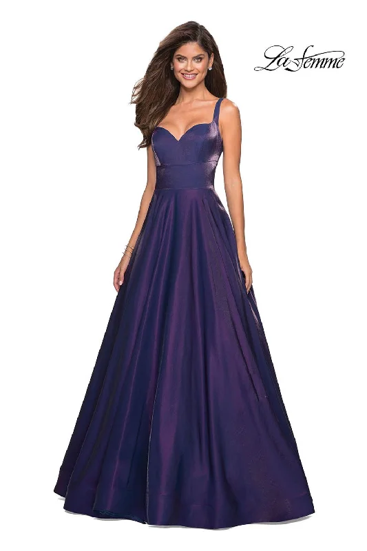 Regal Velvet Gown La Femme 27227 Dress