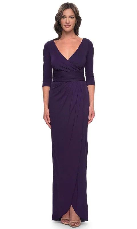Princess Ball Gown La Femme 31014 - Tulip Hem Jersey Evening Dress