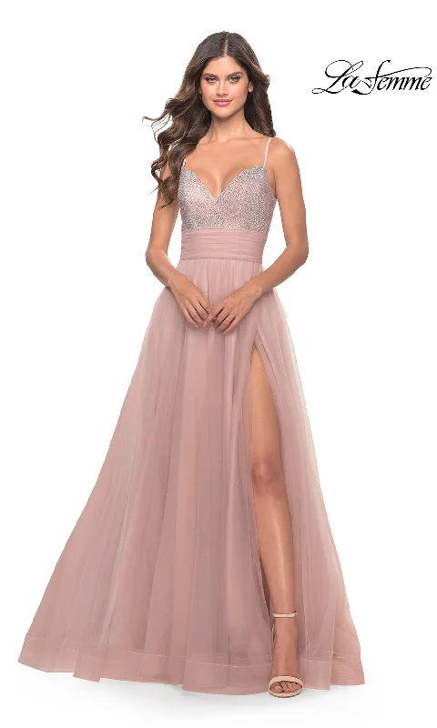Silk Ball Gown La Femme 31238